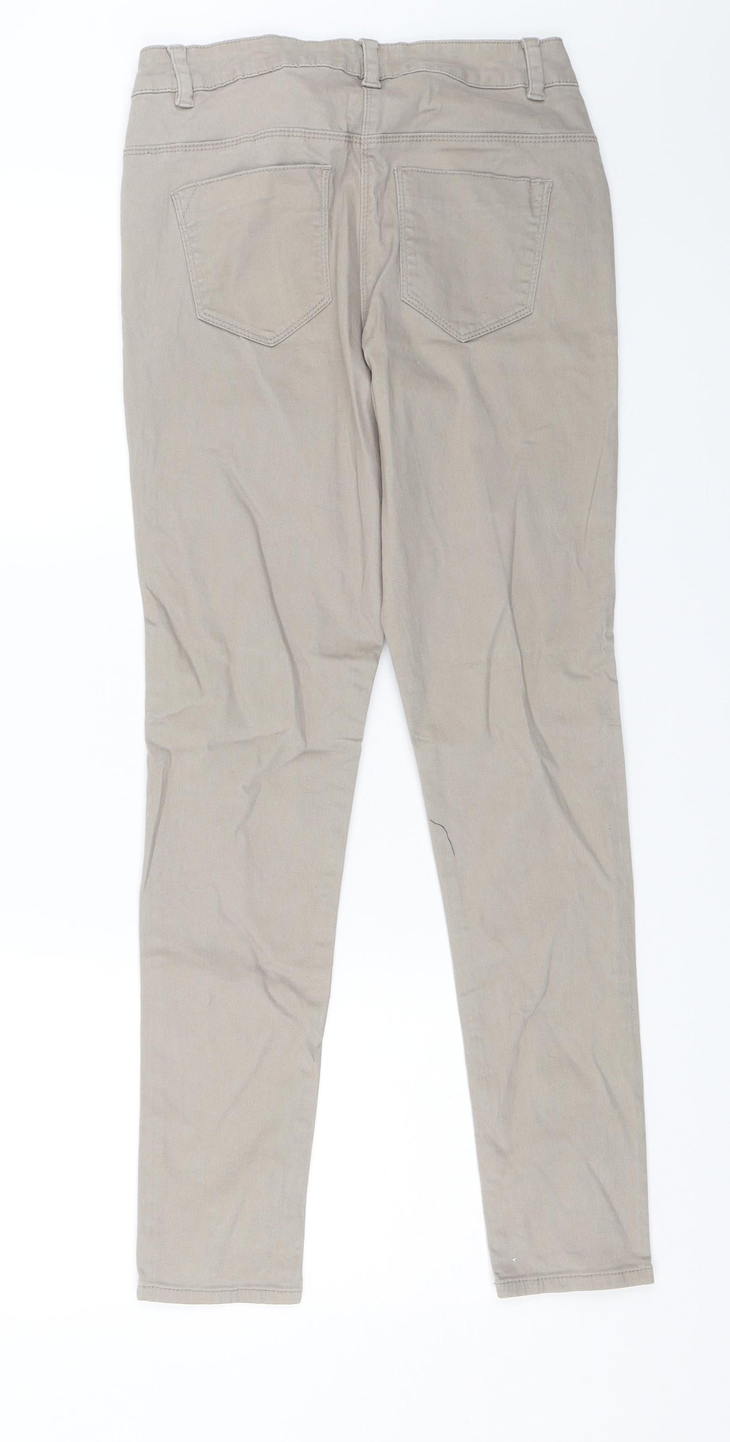 George Womens Brown  Denim Straight Jeans Size 10 L27.5 in