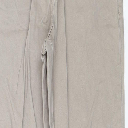 George Womens Brown  Denim Straight Jeans Size 10 L27.5 in