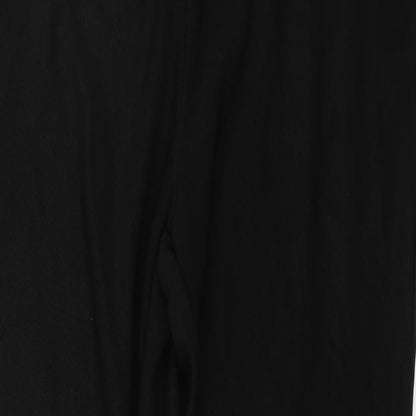 Womens UK Size 16 Originals Regular Fit Capri Black Trousers