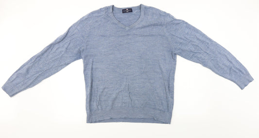 Womens UK Size M Marks and Spencer Blue Pullover Jumper
