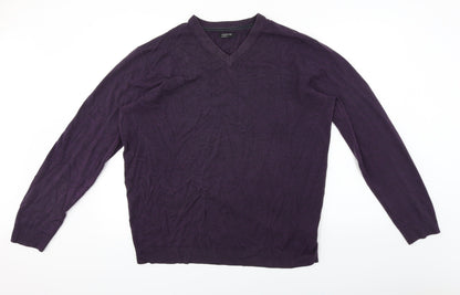 Womens UK Size XL M&Co Purple Pullover Jumper