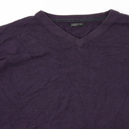 Womens UK Size XL M&Co Purple Pullover Jumper