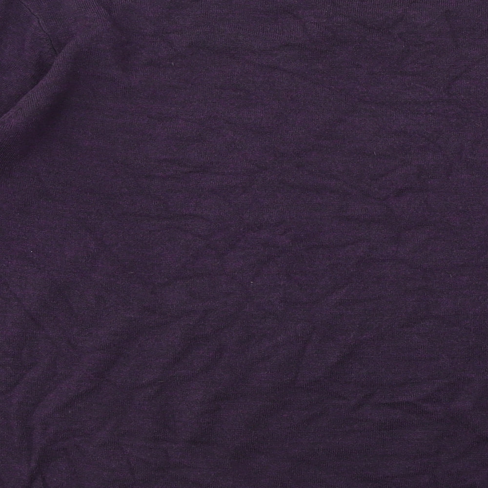 Womens UK Size XL M&Co Purple Pullover Jumper