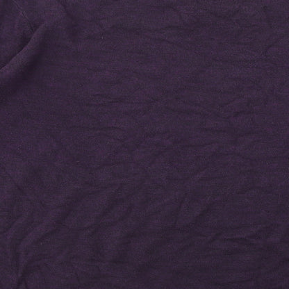 Womens UK Size XL M&Co Purple Pullover Jumper