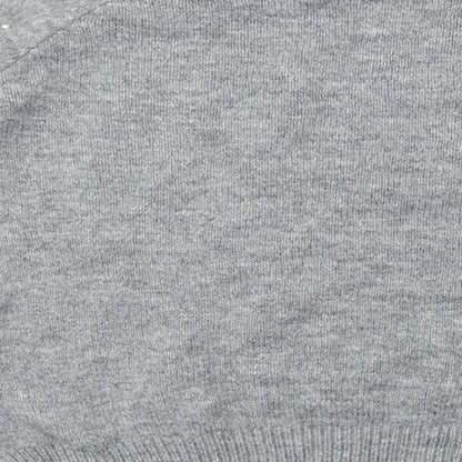 Womens UK Size S Papaya Grey Pullover Jumper