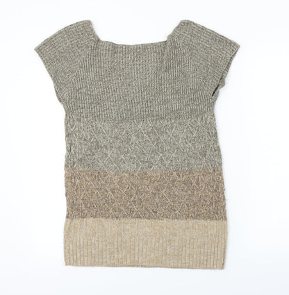 Womens UK Size XS Kookai Brown Pullover Jumper