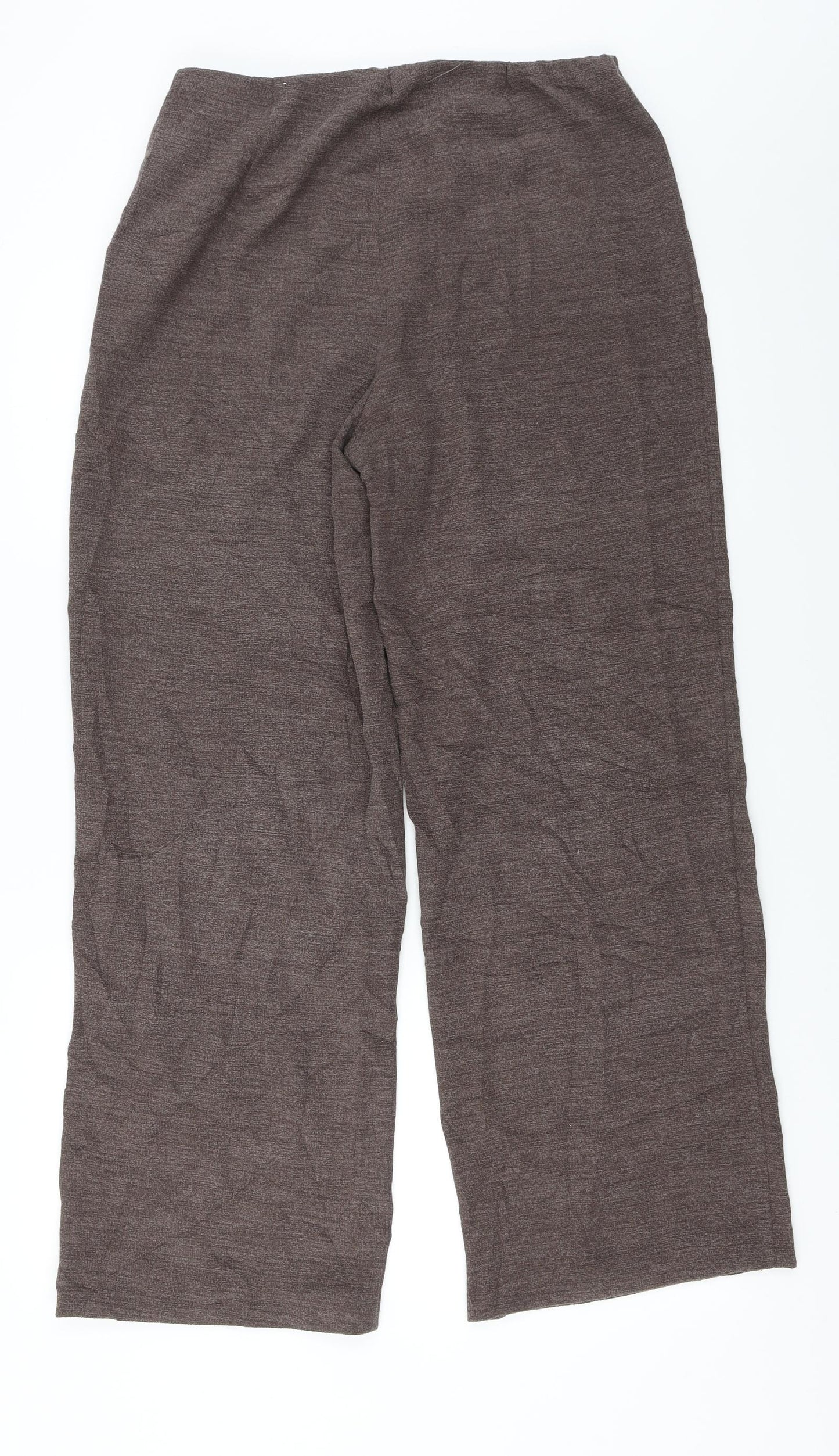 Womens UK Size 14 Marks and Spencer Regular Fit  Brown Trousers