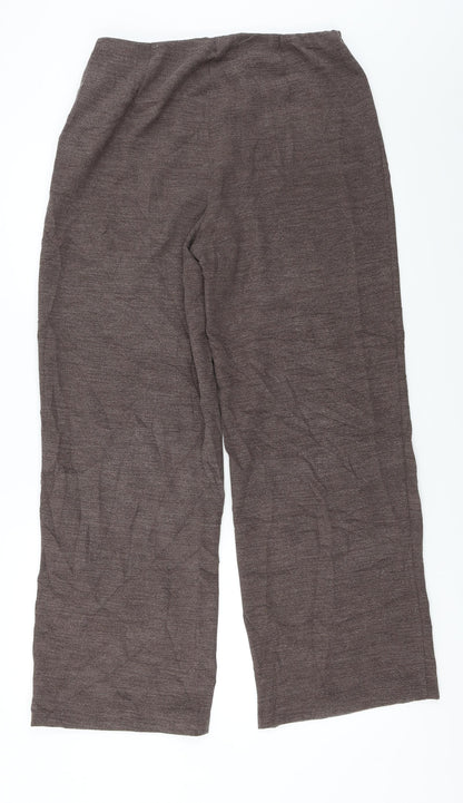 Womens UK Size 14 Marks and Spencer Regular Fit  Brown Trousers