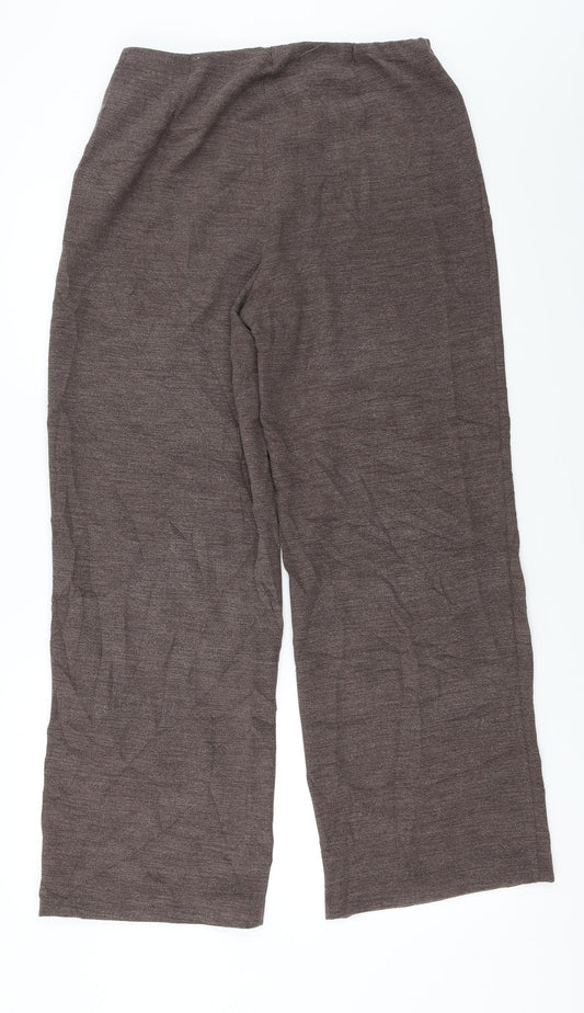 Womens UK Size 14 Marks and Spencer Regular Fit  Brown Trousers