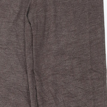Womens UK Size 14 Marks and Spencer Regular Fit  Brown Trousers