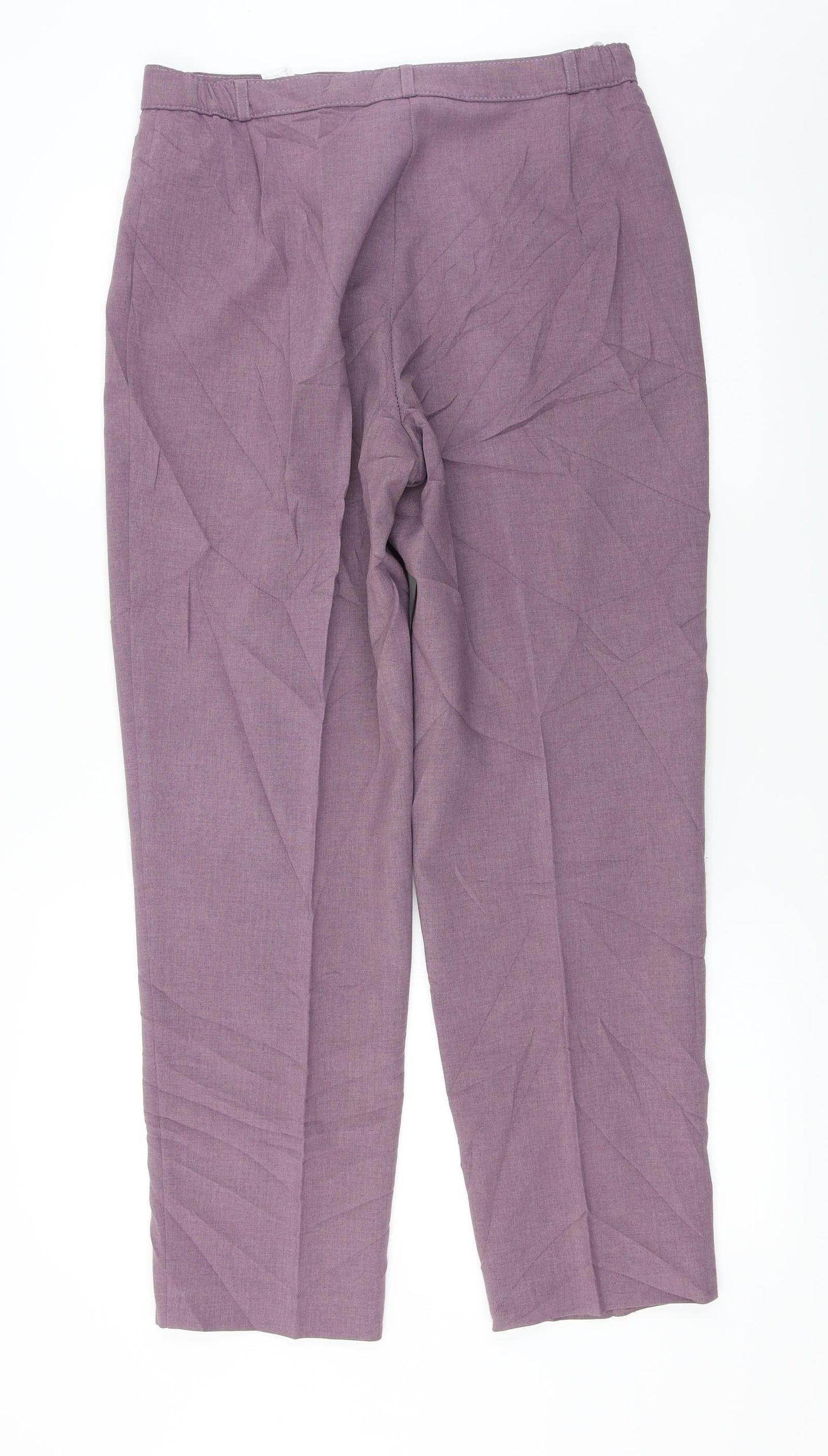 Marks and Spencer  Womens Purple   Trousers  Size 14 L26 in