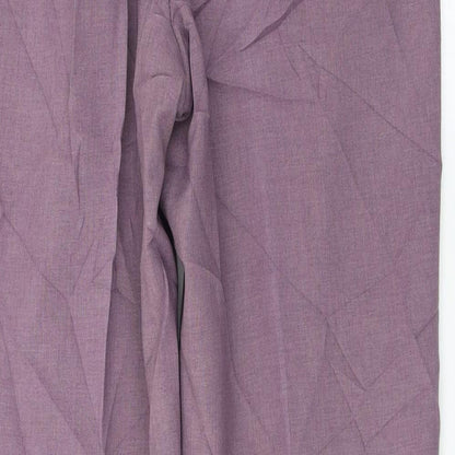 Marks and Spencer  Womens Purple   Trousers  Size 14 L26 in
