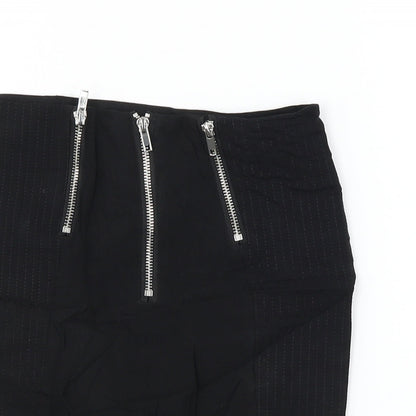H&M  Womens Black   A-Line Skirt Size 6