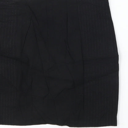 H&M  Womens Black   A-Line Skirt Size 6