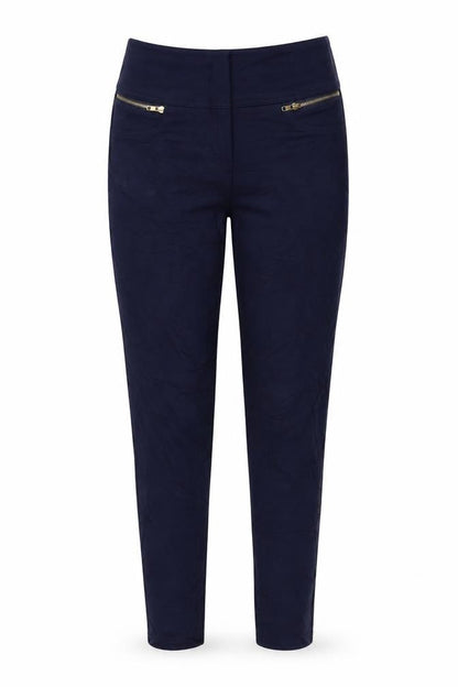 Womens UK Size 10 Apricot Regular Fit  Blue Trousers