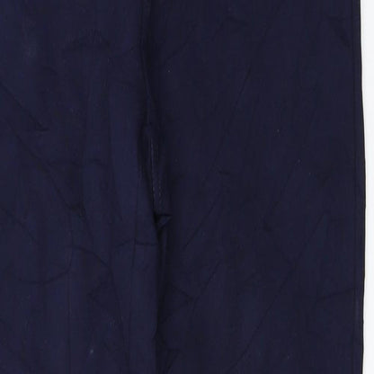 Womens UK Size 10 Apricot Regular Fit  Blue Trousers