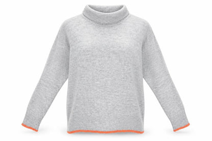 Womens UK Size 12 M&Co Grey Pullover Jumper
