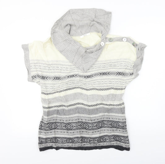 Womens UK Size 12 Marks and Spencer Beige Pullover Jumper