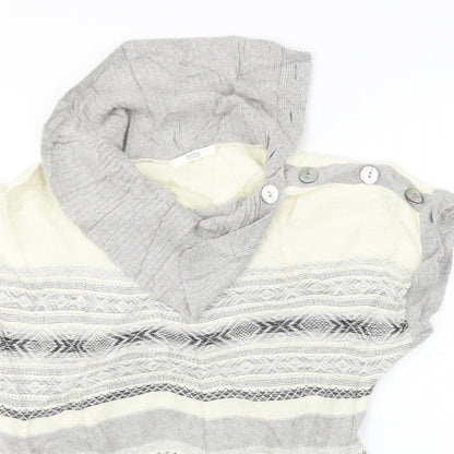 Womens UK Size 12 Marks and Spencer Beige Pullover Jumper