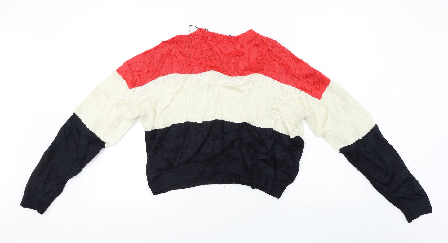 Womens UK Size M H&M Beige Pullover Jumper