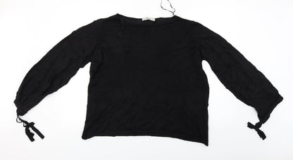 Womens UK Size S Zara Black Pullover Jumper