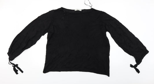Womens UK Size S Zara Black Pullover Jumper