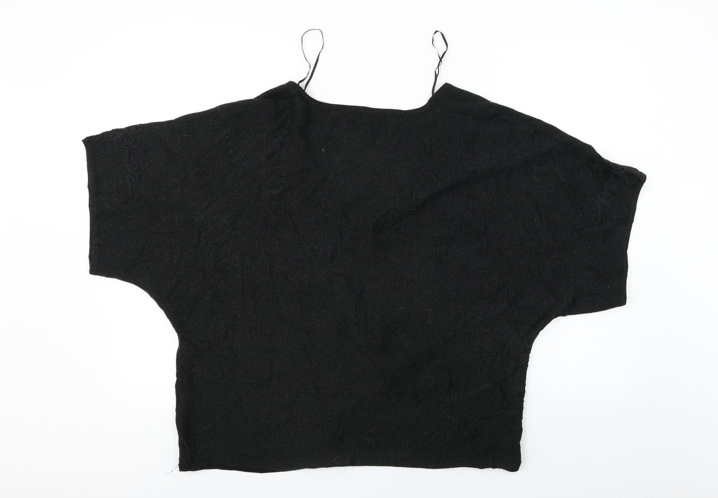 Womens UK Size XL bm collection Black Cardigan Jumper