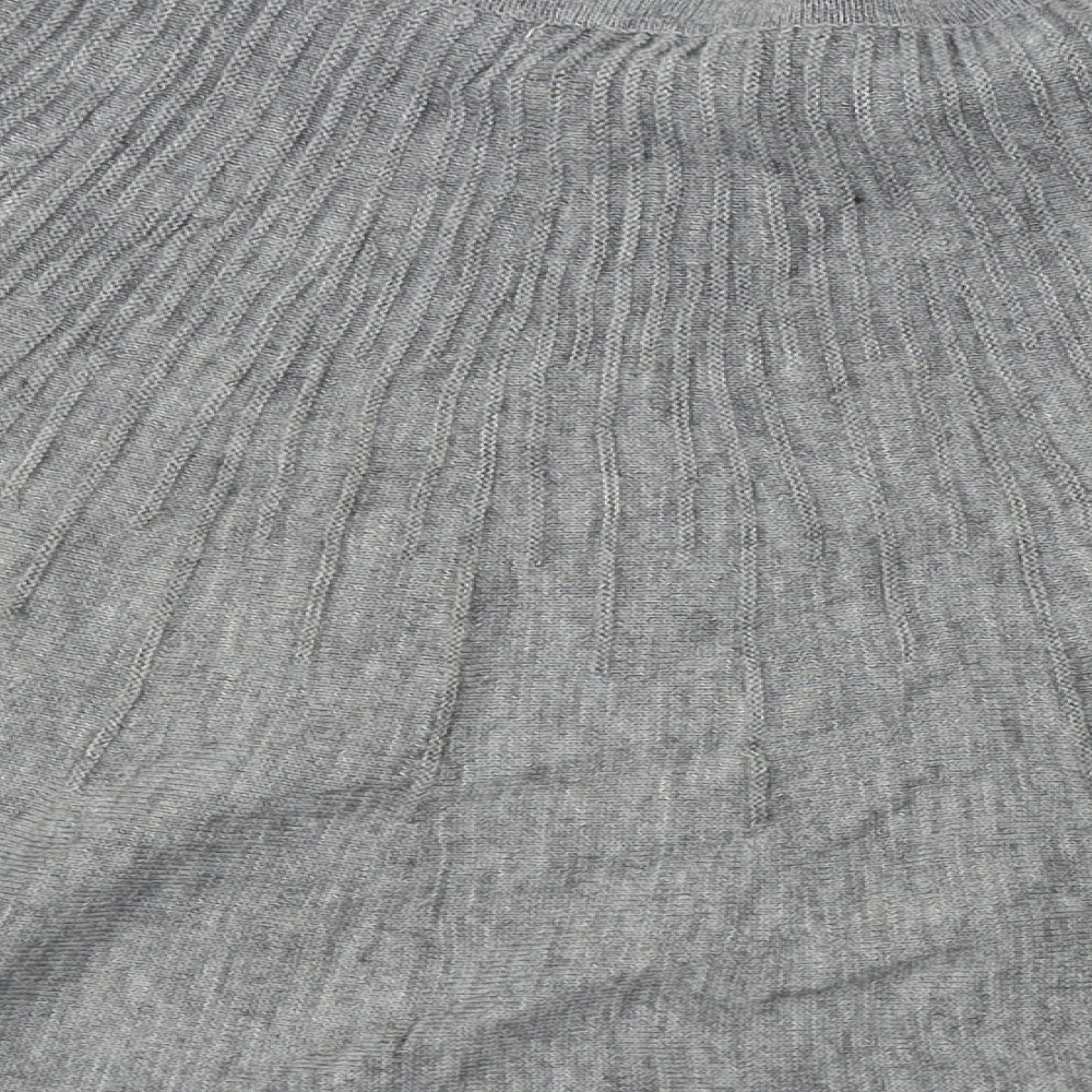 H&M Womens Grey   A-Line Skirt Size S