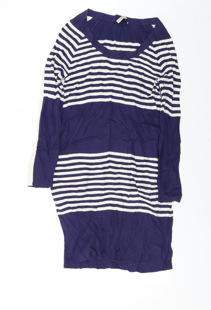GREAT PLAINS   Womens Blue Striped  A-Line  Size XS
