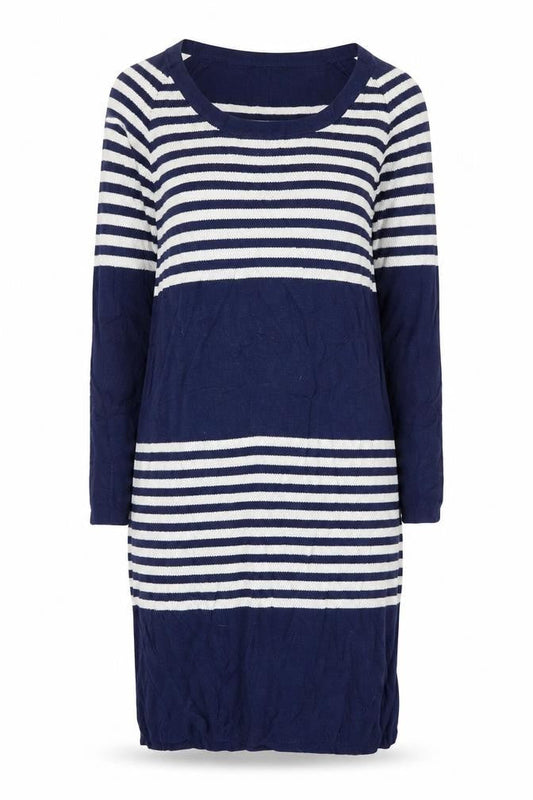 Great Plains   Womens Blue Striped  A-Line  Size XS