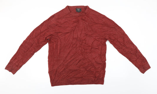 F&F  Mens Red   Pullover Jumper Size M