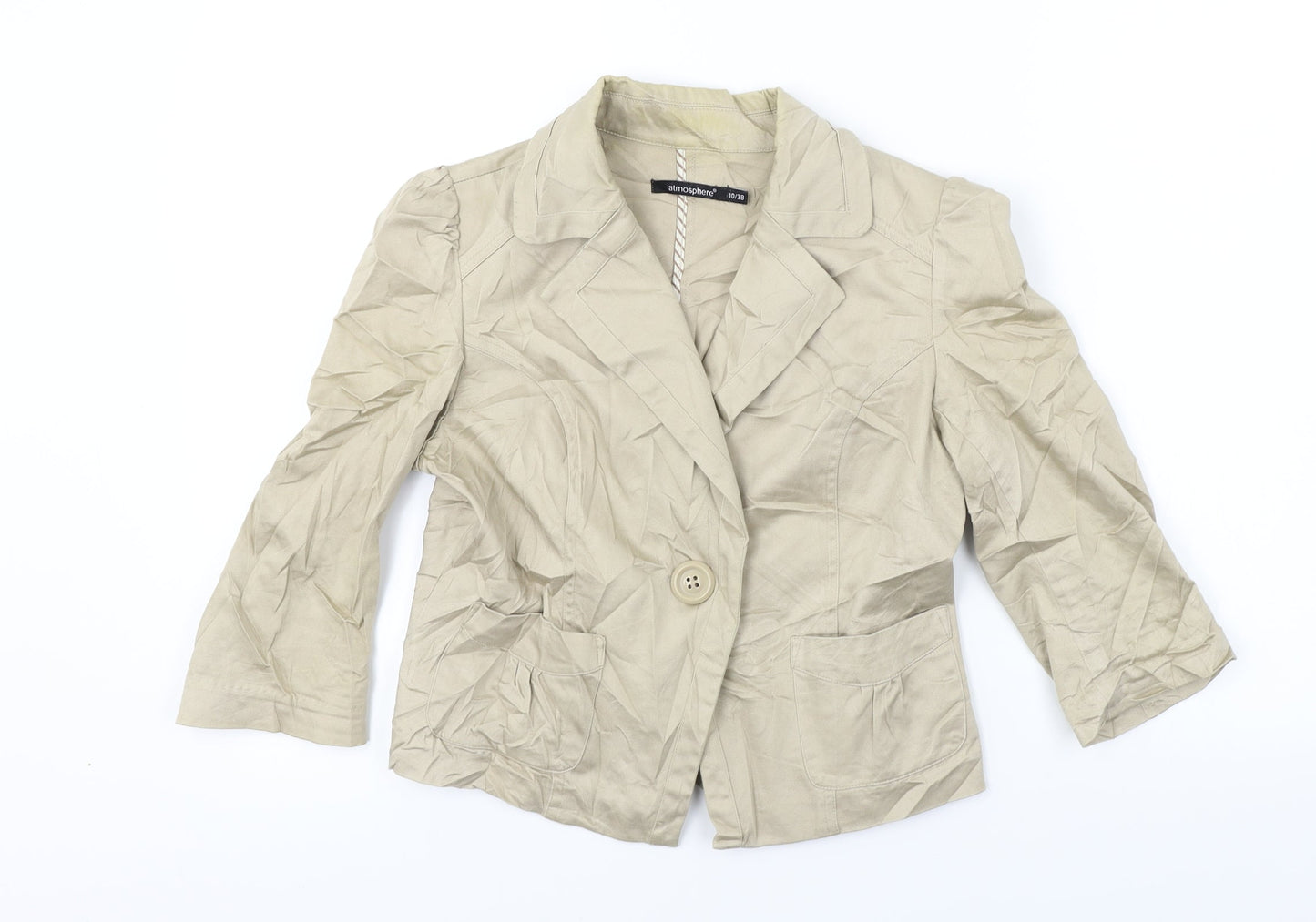Womens UK Size 10 Atmosphere Beige Jacket
