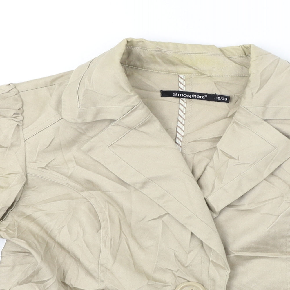 Womens UK Size 10 Atmosphere Beige Jacket