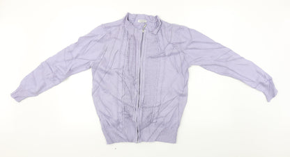 Damart  Womens Purple   Jacket Coat Size 10