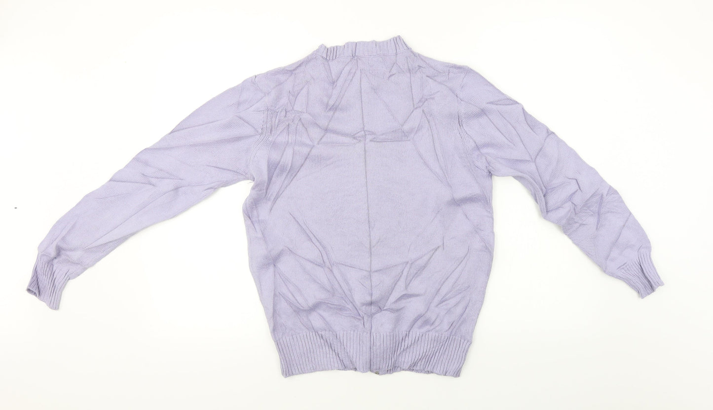 Damart  Womens Purple   Jacket Coat Size 10