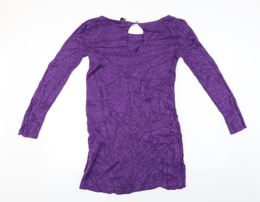 H&M  Womens Purple   A-Line  Size M