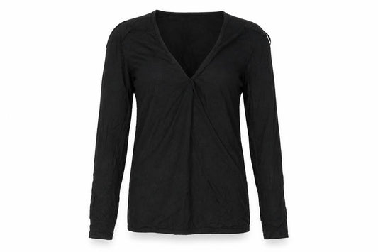 Womens UK Size 12 Definitions Black Basic T-Shirt