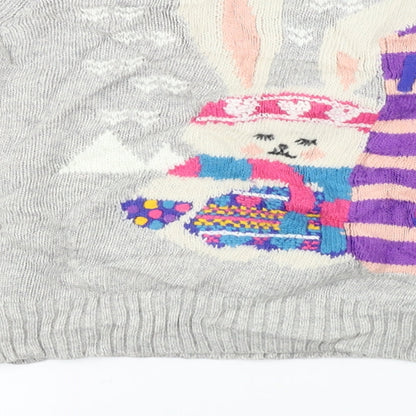 By Henry Holland  Girls Grey   Pullover Jumper Size 10 Years