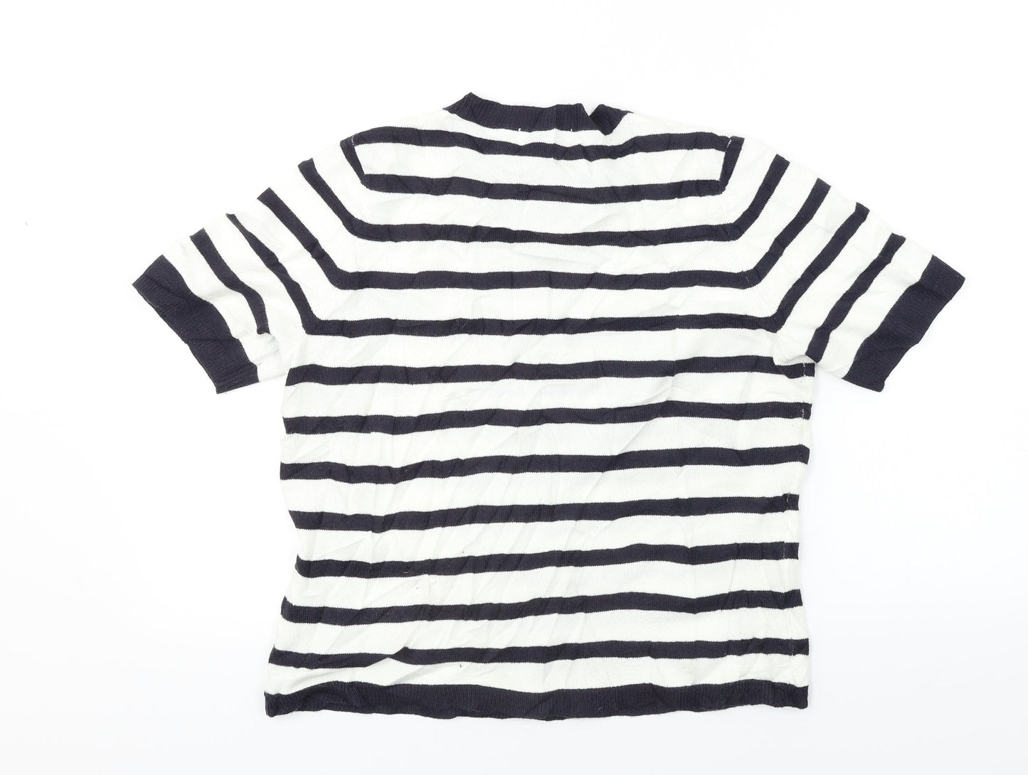 Womens UK Size 12 Marks and Spencer White Basic T-Shirt