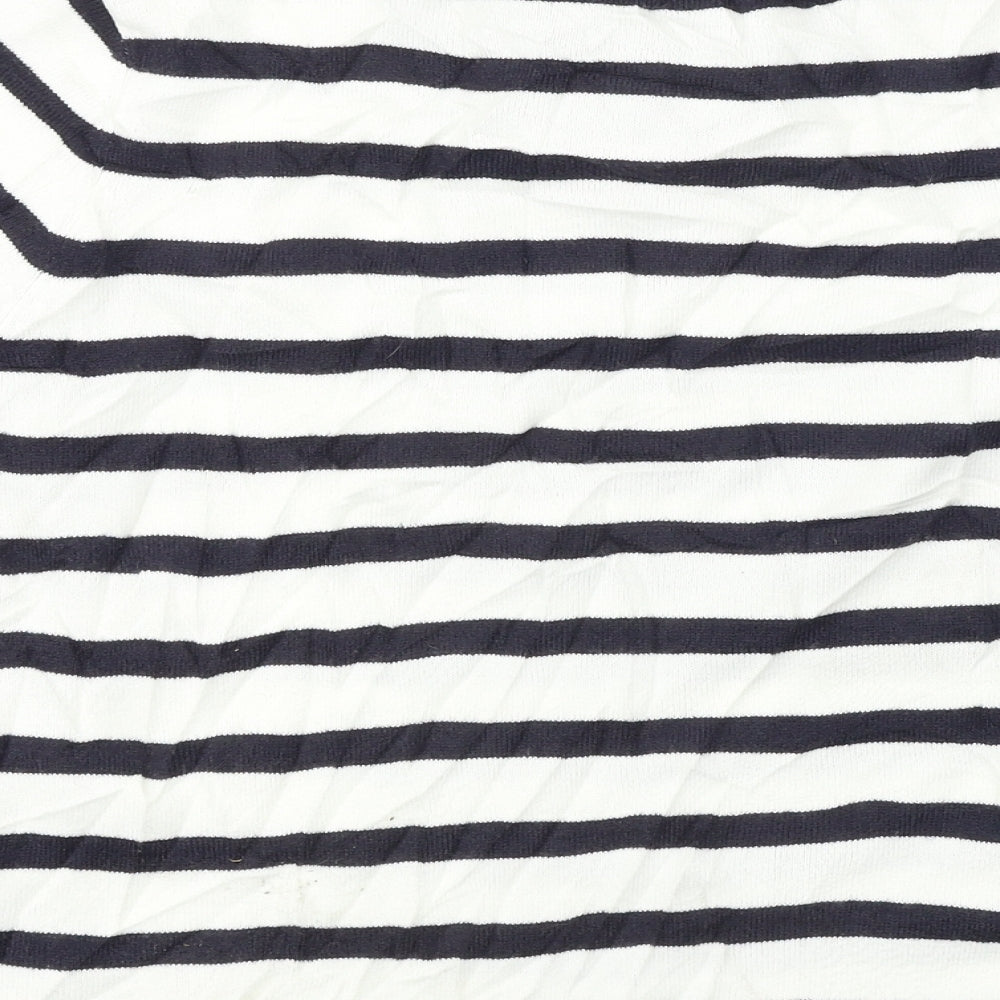 Womens UK Size 12 Marks and Spencer White Basic T-Shirt