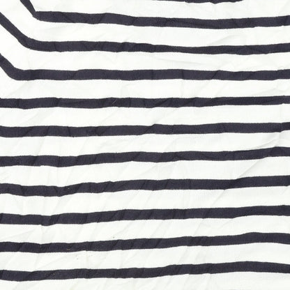 Womens UK Size 12 Marks and Spencer White Basic T-Shirt