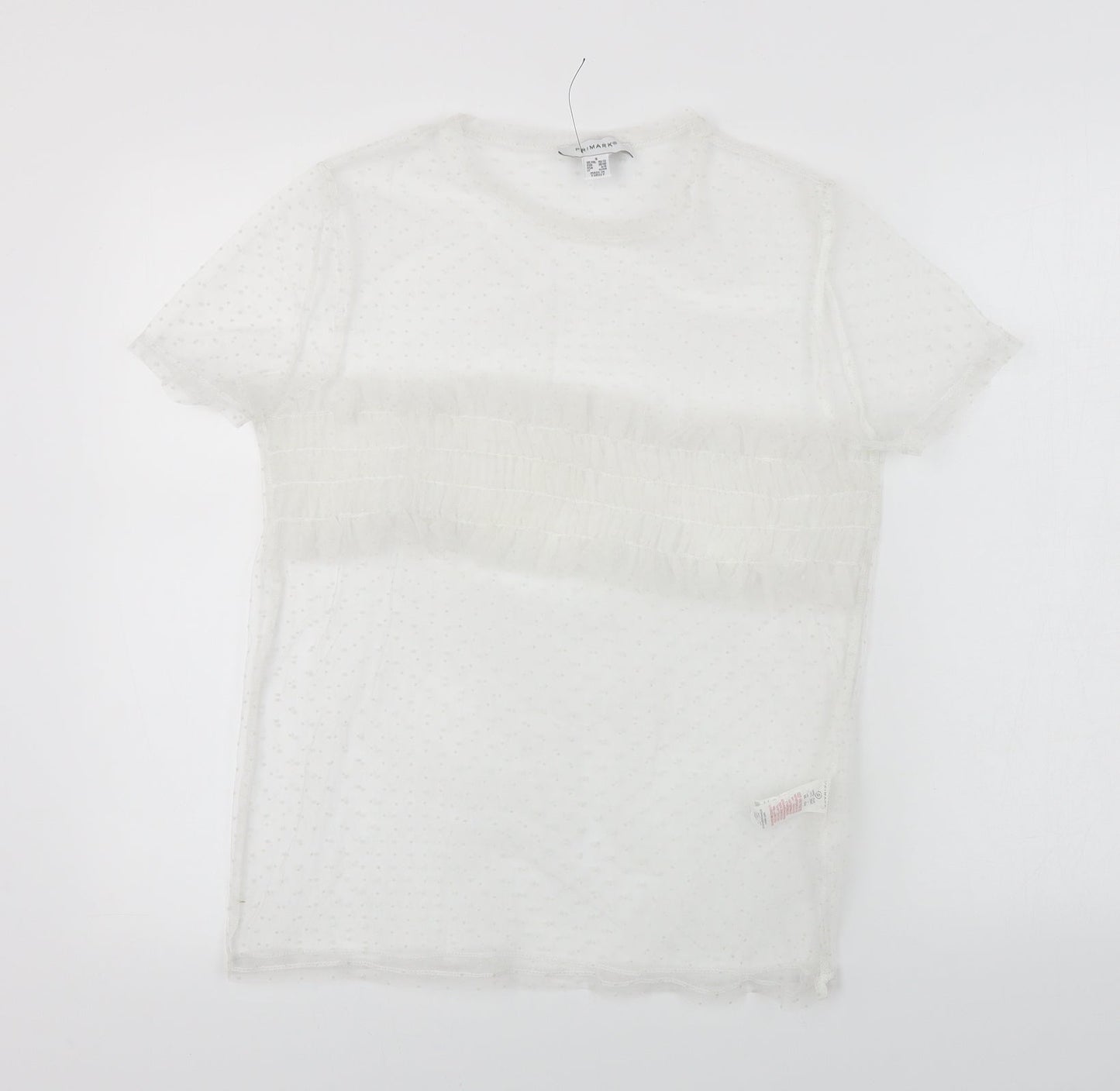 Primark  Womens White   Basic Blouse Size S