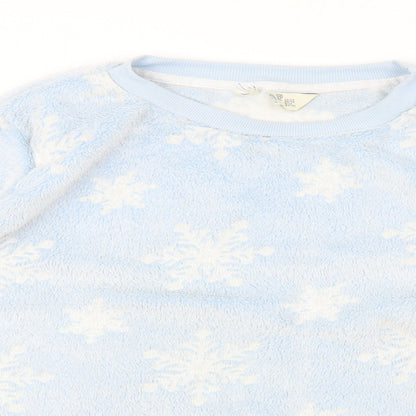 Womens UK Size M Preworn Blue Pullover Jumper