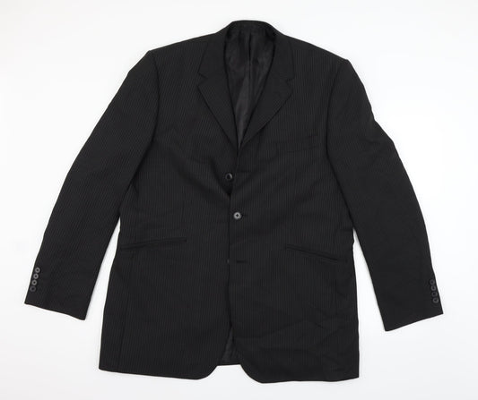 TU Mens Grey Houndstooth  Jacket Suit Size S