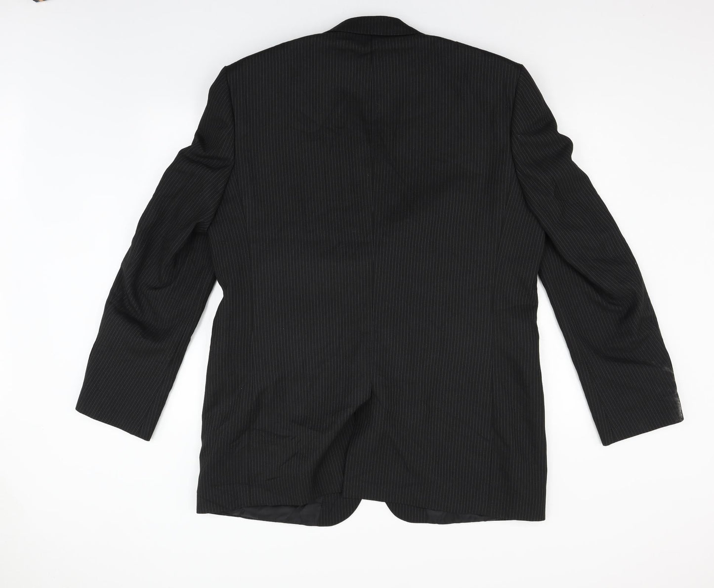 TU Mens Grey Houndstooth  Jacket Suit Size S