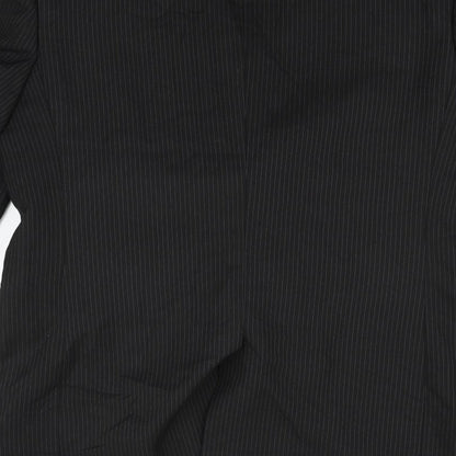 TU Mens Grey Houndstooth  Jacket Suit Size S