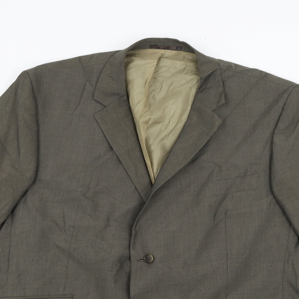 TU Mens Grey   Jacket Suit Size M