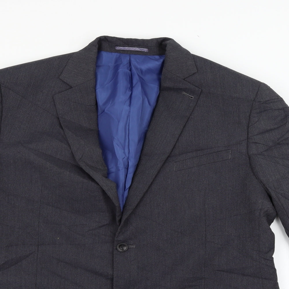 Mens UK Size S Marks and Spencer Regular Grey Suit Jacket