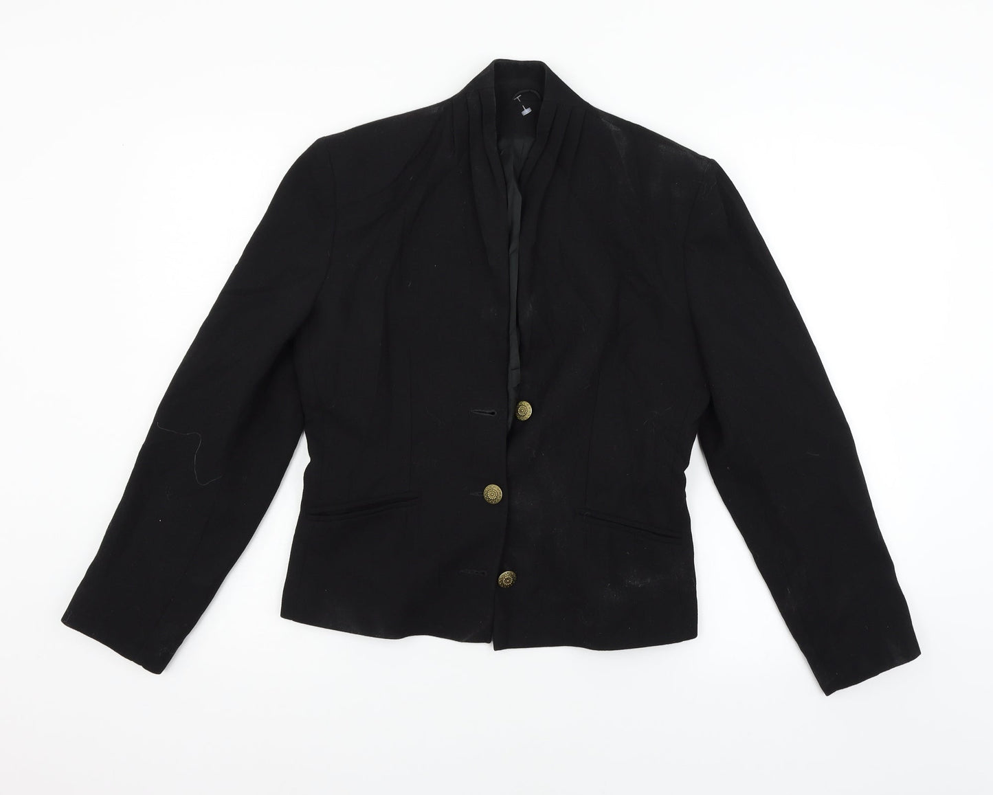 BHS Womens Black   Jacket Blazer Size 10