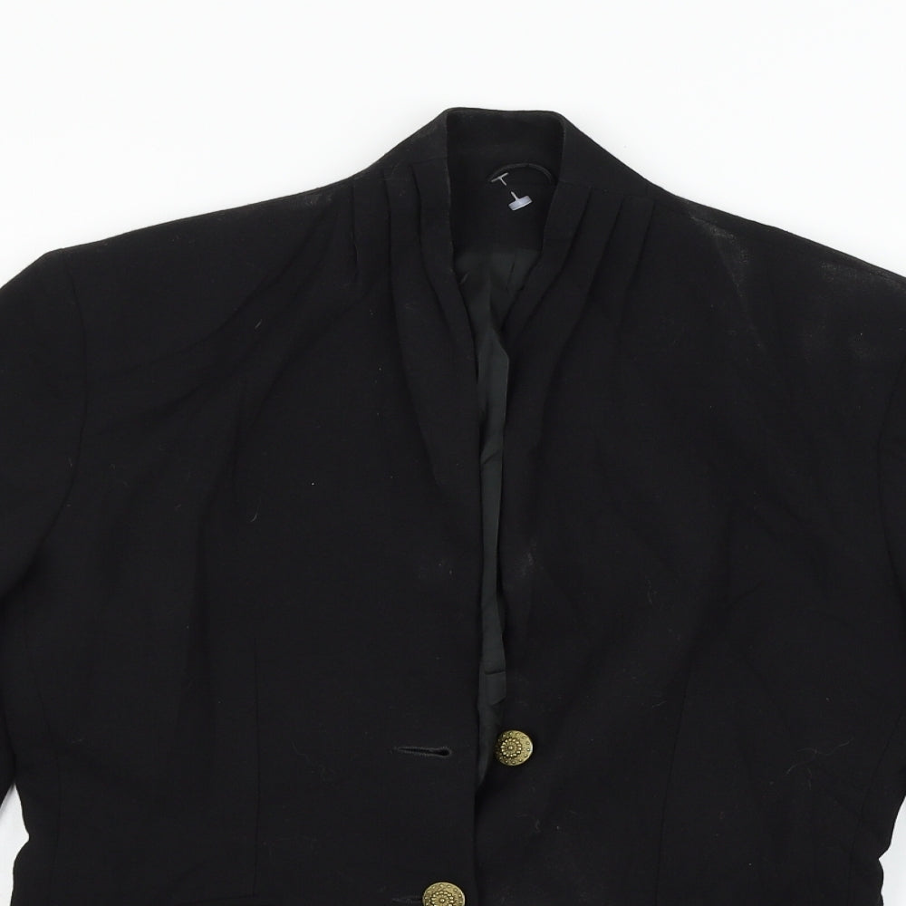 BHS Womens Black   Jacket Blazer Size 10